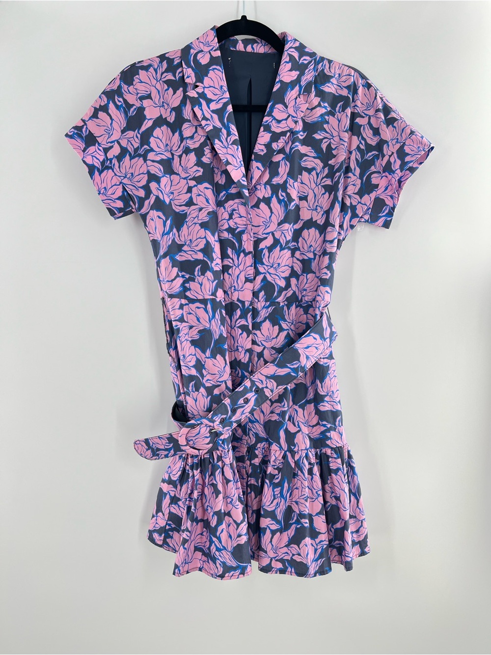 Anthropologie Floral Hutch Peach Mini Dress